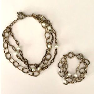 Premier Designs Necklace and Bracelet Set